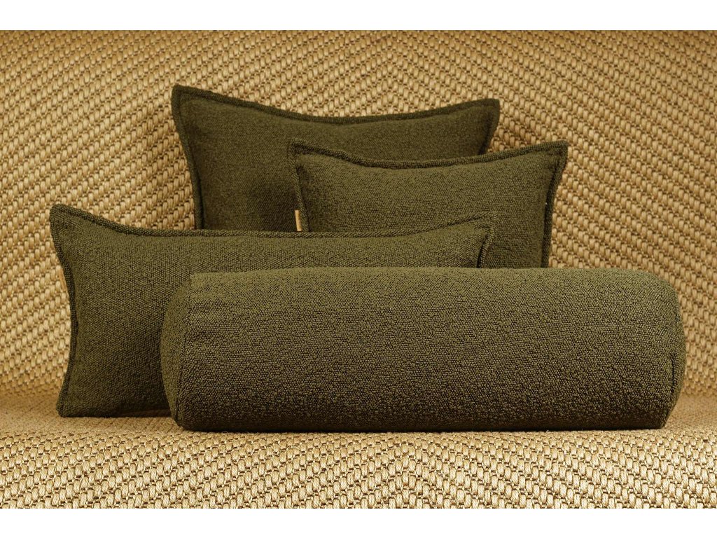 Polštář - Boucle green