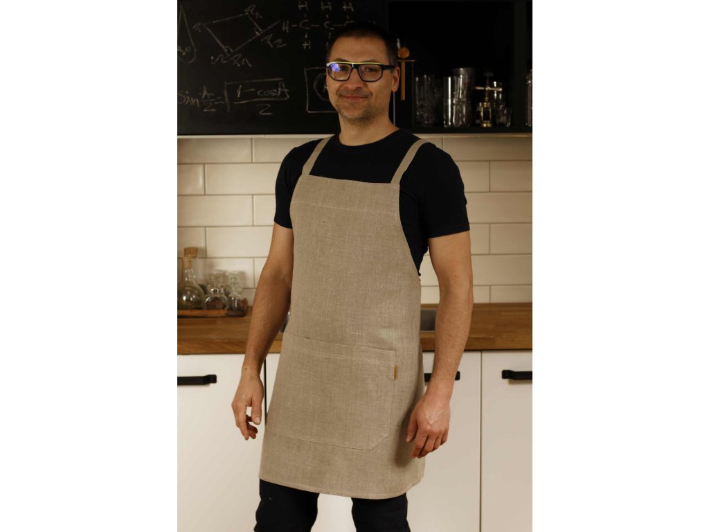 Apron - Natural linen