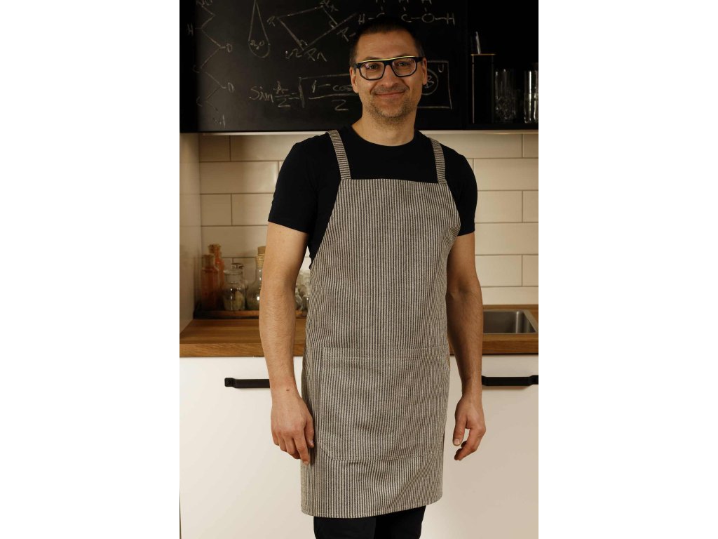 Apron - Black stripes