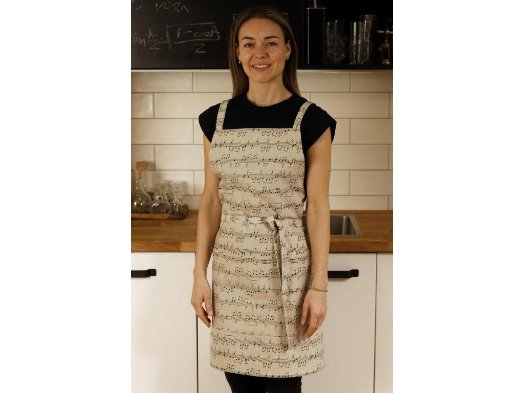Apron - Music notes