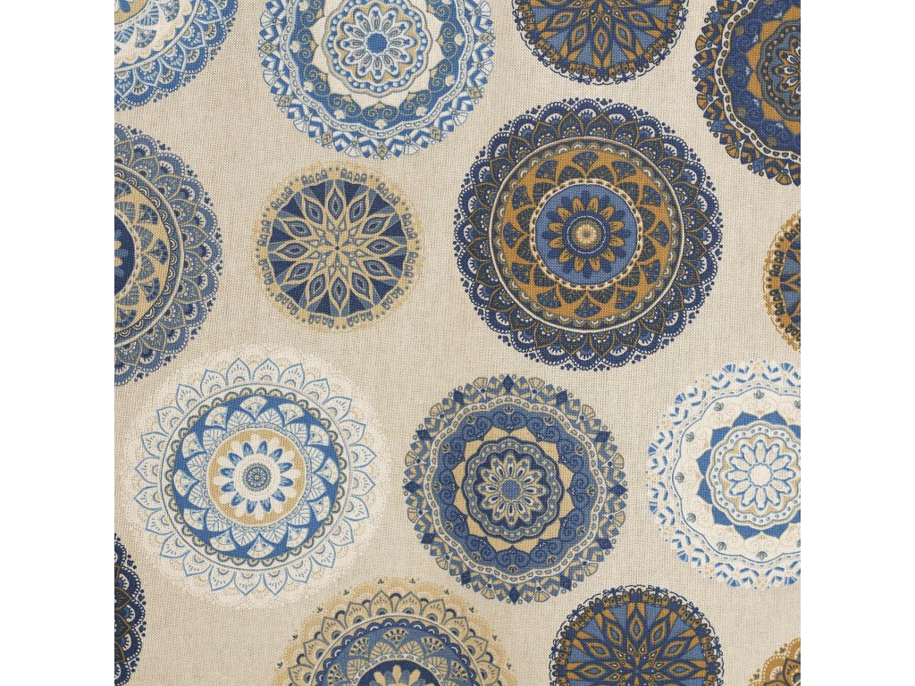 Závěs Mandala blue
