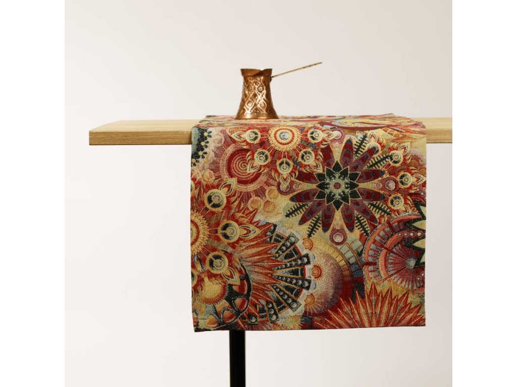 Table Runner - Tapestry Mandalas