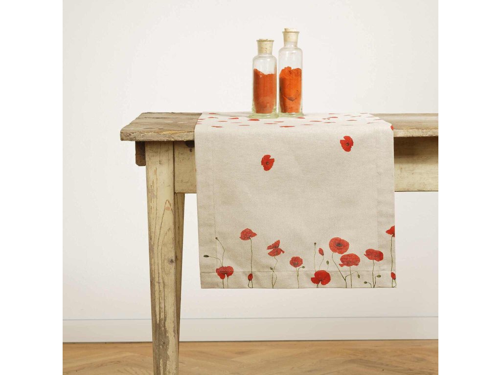 Table Runner - Poppies II