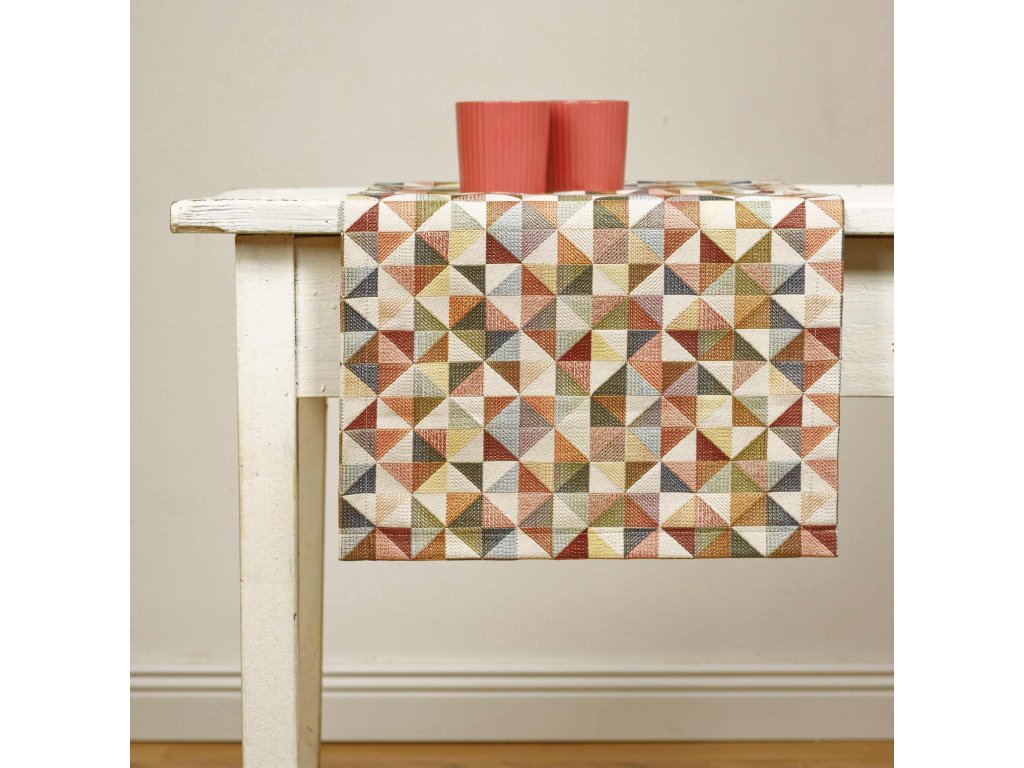 Table Runner - Tapestry Triangle