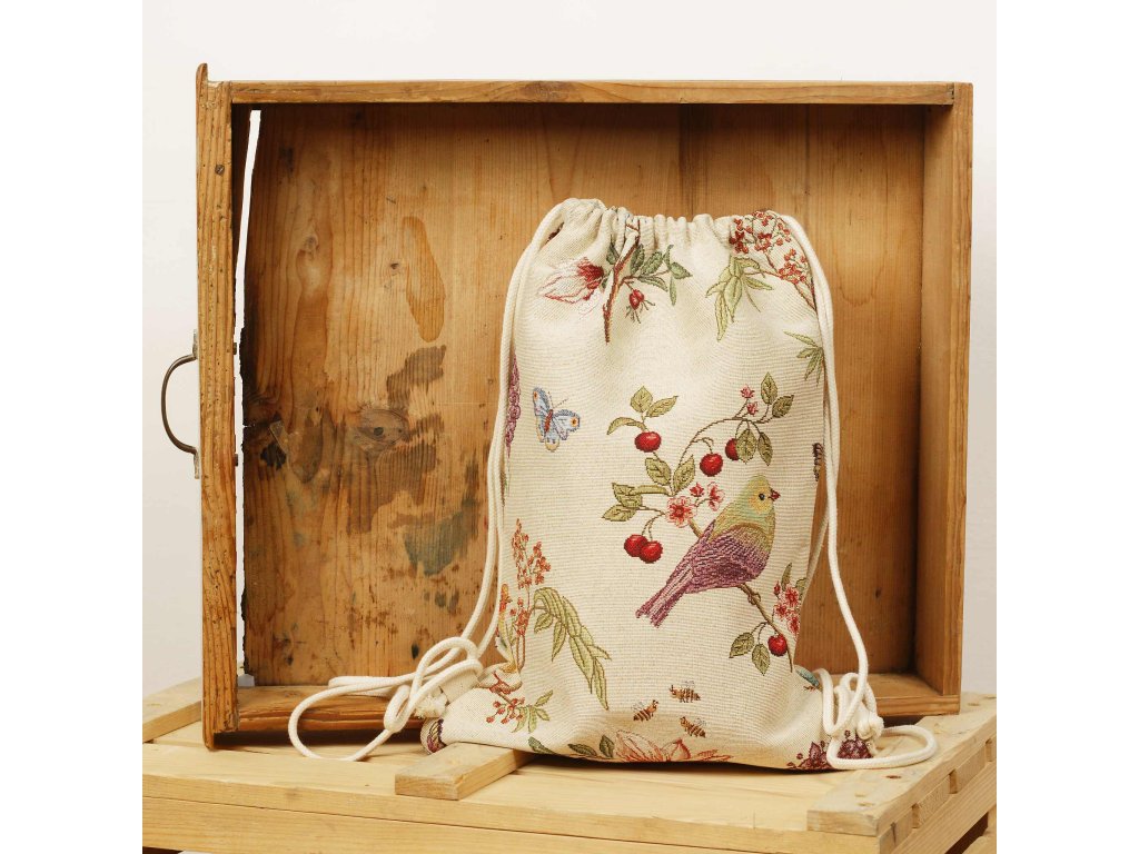 Rucksack - Gobelin, Vögel