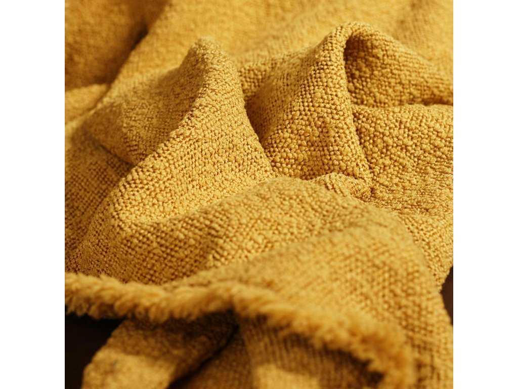 Blanket - Boucle mustard