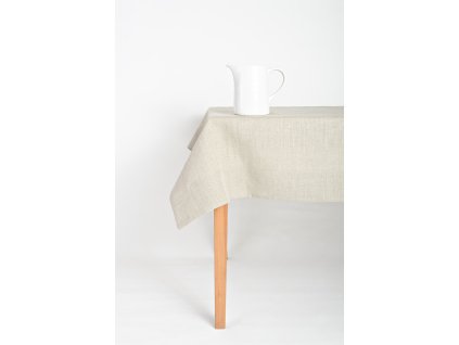 Ľanový obrus - Režný ľan so štepom