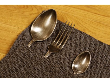 Cutlery pocket - Boucle gray