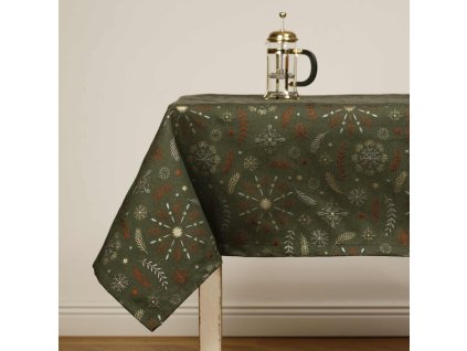 WeinachtsTischdecke - Kirkenes green