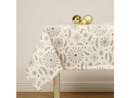Christmas tablecloth - Kirkenes white