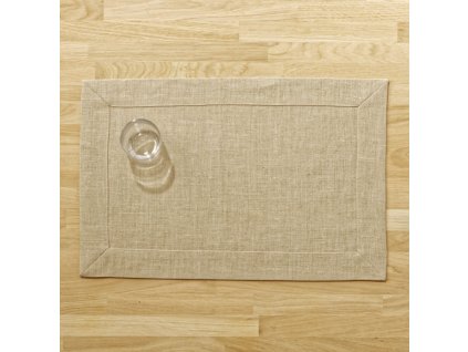 Tischsets 2er Set  - Leinen Rupfen gewaschen