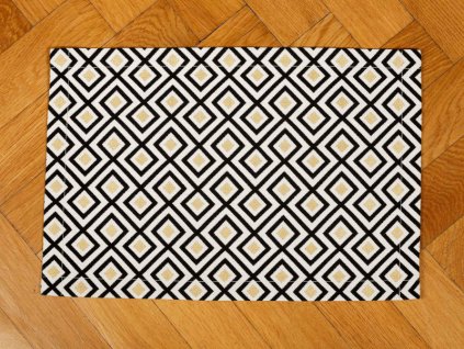 Tischsets 2er Set  - Rhombus Gold