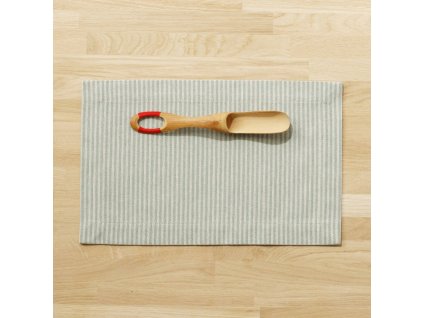 Tischsets 2er Set  - Grüner Streifen Jacquard