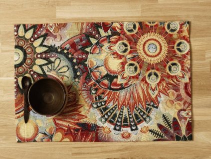 Tischsets 2er Set - Tapisserie Mandalas