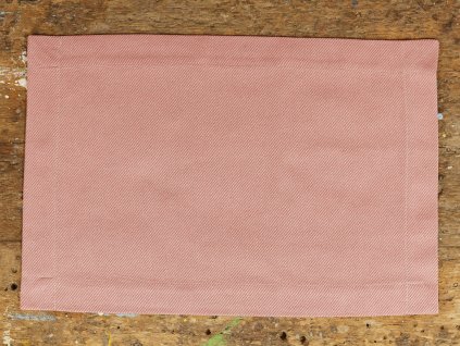 Tischsets 2er Set - Jacquard twill pink