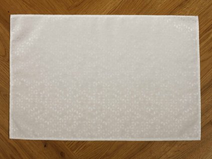 Tischsets 2er Set  - Weiss Blumen