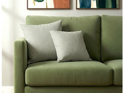 P Jacquard zelený proužek