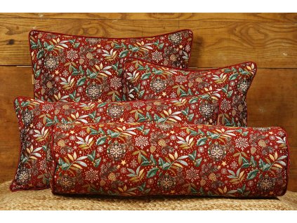 Christmas Pillow - Moon red