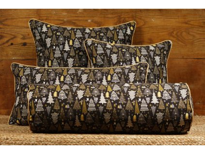 Christmas Pillow - Celebration black