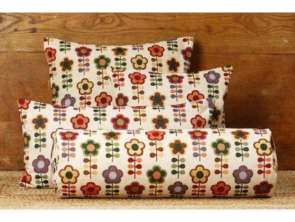 Obliečka na vankúš - Retro flower