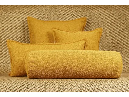 Polštář - Boucle mustard