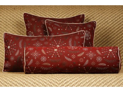 Christmas Pillow - Kirkenes red