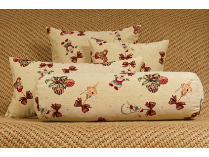 Christmas Pillow - Tapestry Christmas