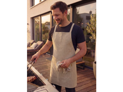 Apron - Natural linen