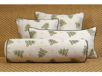 Christmas Pillow - Julgran green