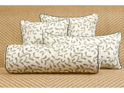 Christmas Pillow - Mistletoe green