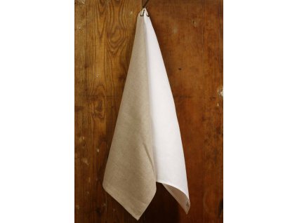 Leinen Küchentuch, natur&white, 2 Stk.