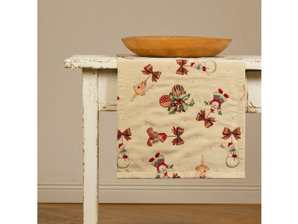 Vianočný behúň na stôl - Gobelín Christmas