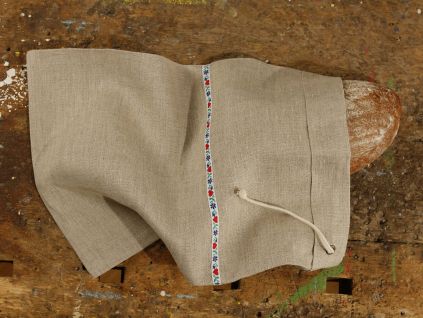 Storage Bread Bag - White Lace