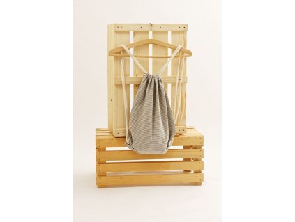 Rucksack - Streifen grau
