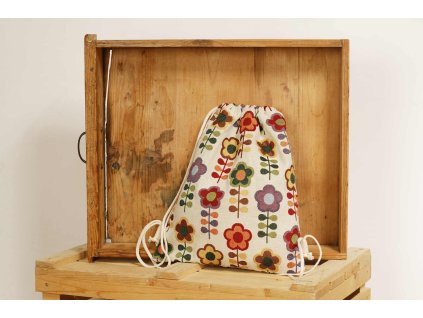 Backpack - Retro flower