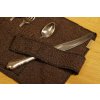 Cutlery pocket - Boucle brown