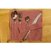 Cutlery pocket - Boucle pink