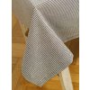 Cotton tablecloth - Black stripes