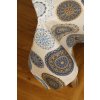 Cotton tablecloth - Mandala blue