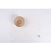 Placemats 2pcs  - Washed white linen with a bead
