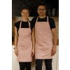 Apron - Pink strip
