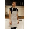 Apron - Gray stripes