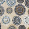Curtain Mandala blue