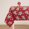 Vianočný obrus - Candlelight red