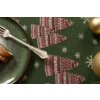 Christmas tablecloth - Candlelight green