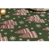Christmas tablecloth - Candlelight green