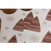 Christmas Table Runner - Candlelight white