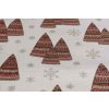 Christmas Table Runner - Candlelight white