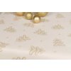 Christmas Table Runner - Julgran crema