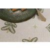 Christmas Table Runner - Julgran green